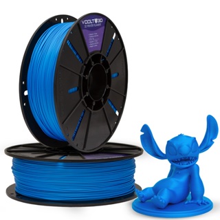 Filamento PLA Azul Velvet Premium 1Kg 1,75mm Efeito Aveludado Impressora 3D FDM Voolt3D Oficial em Oferta na Shopee