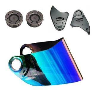 Viseira Camaleão P/ Capacete Mixs / Fokker / Mx5 Chassi e Botoes em Oferta na Shopee