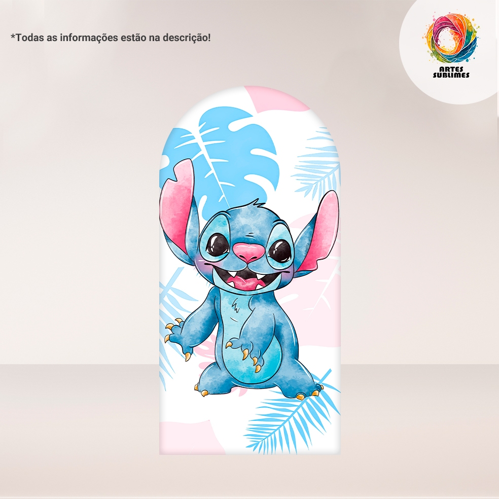 Painel Romano Face Única Stitch Tam Diversos C/ElásticoR9