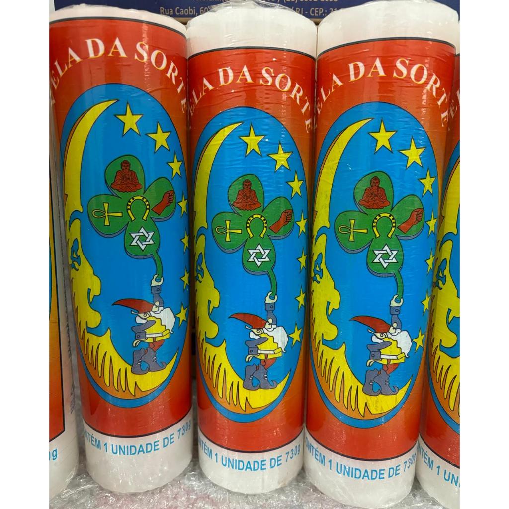12 VELAS 13/14 DIAS DA SORTE BRANCA - 730g — imagem 2 de 2