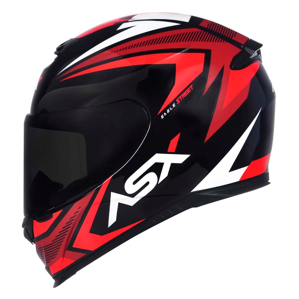 Capacete Masculino ASX Eagle Street Brilho - Spare Parts and Accessories for Vehicles