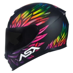 Capacete Feminino ASX Eagle Vibes Colors Fosco