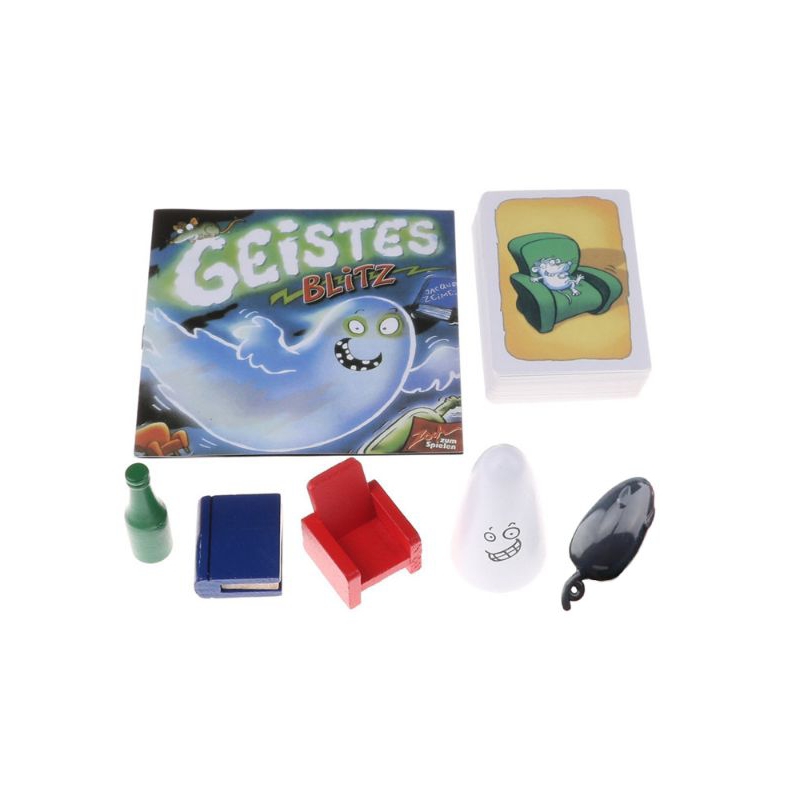 Jogo Carta Divertido Fantasma Geistes Blitz Board Game Amigos Familia