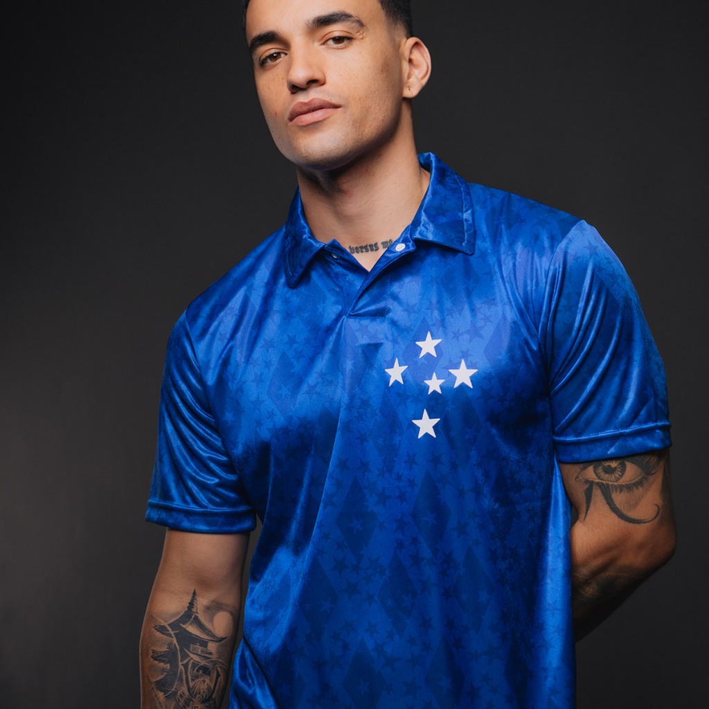 Camisa Cruzeiro Retrô 1993 Masculina Oficial em Oferta na Shopee