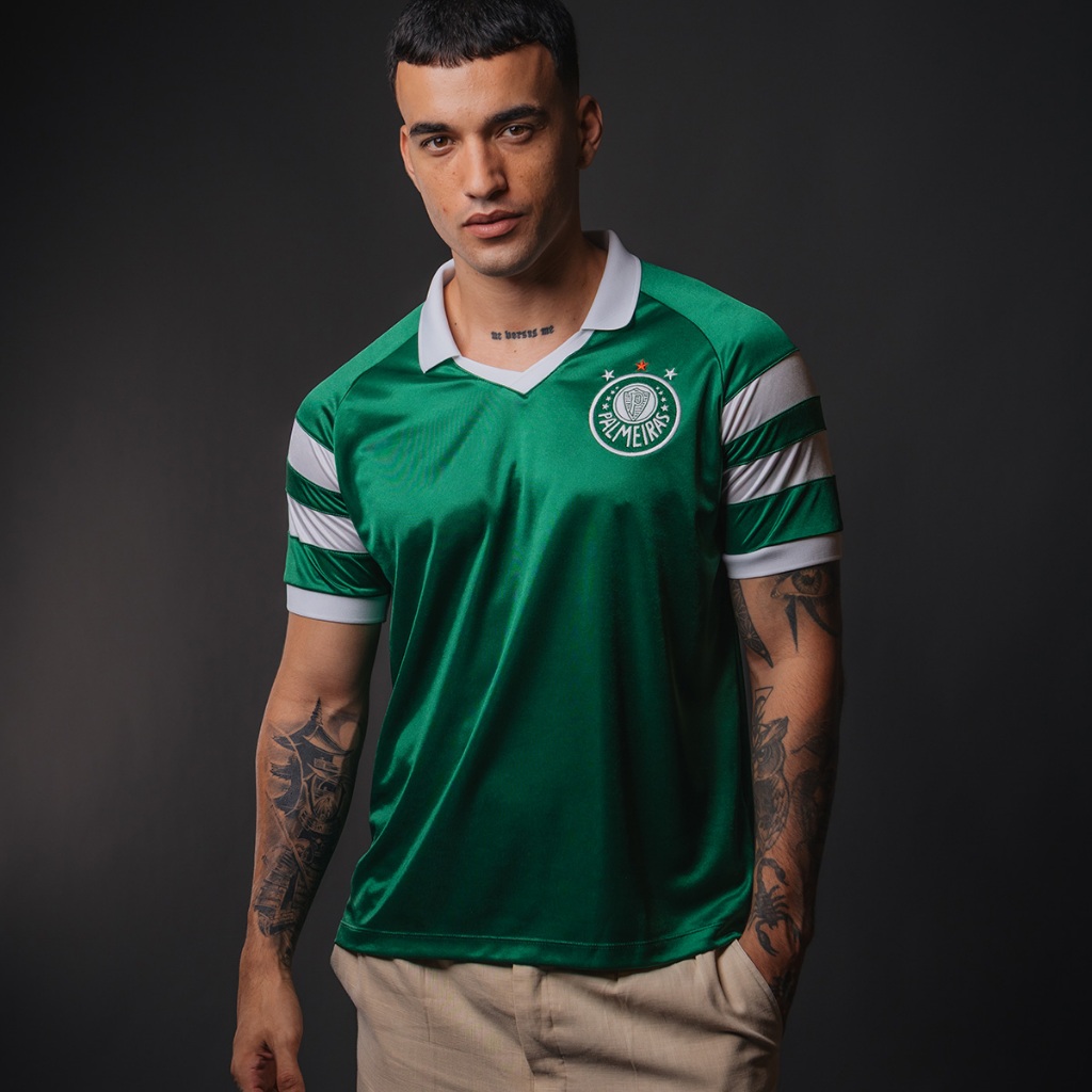 Camisa Palmeiras Retrô 1989 Verde Masculina Oficial em Oferta na Shopee