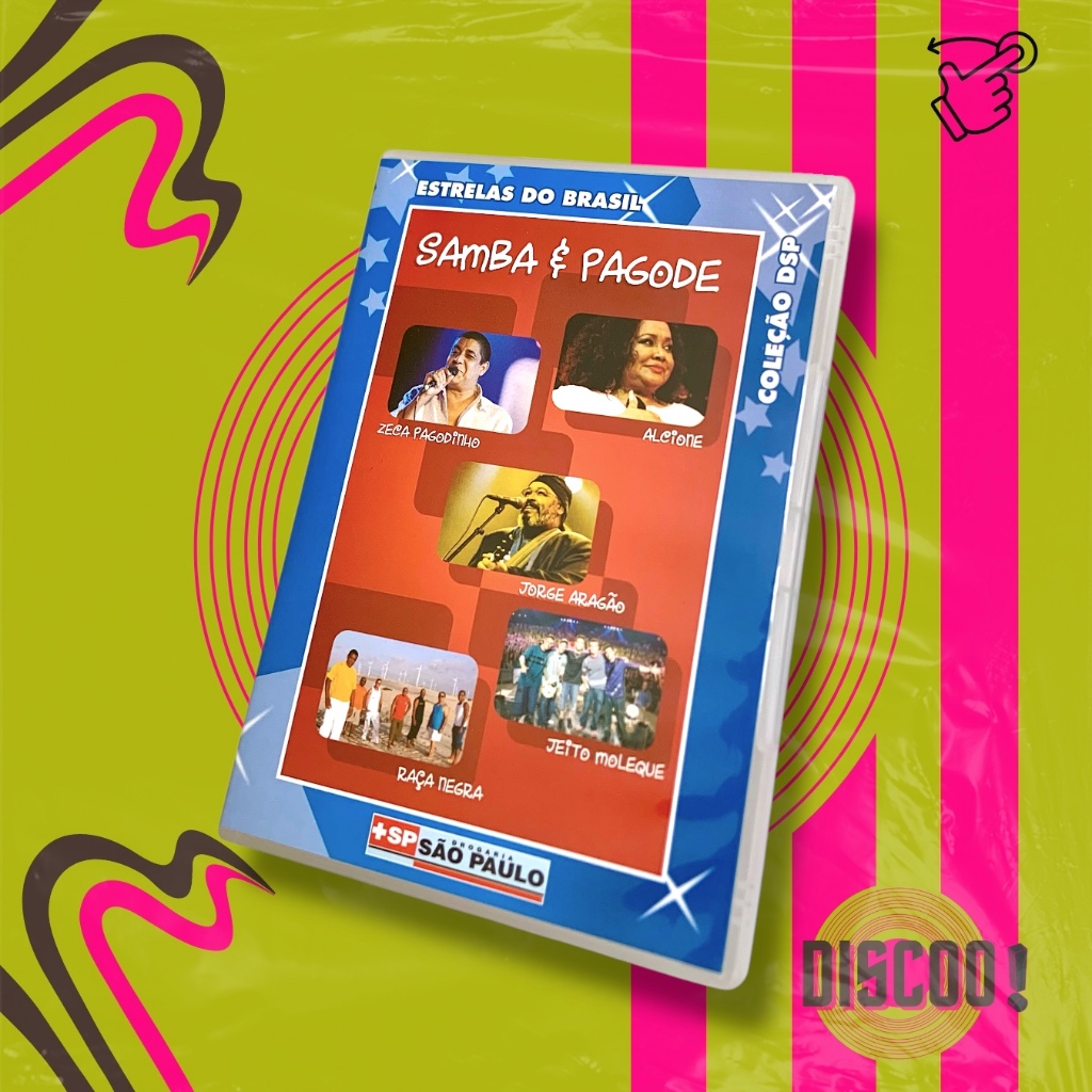 DVD Estrelas do Brasil | SAMBA & PAGODE (Coleção Drogaria São Paulo)