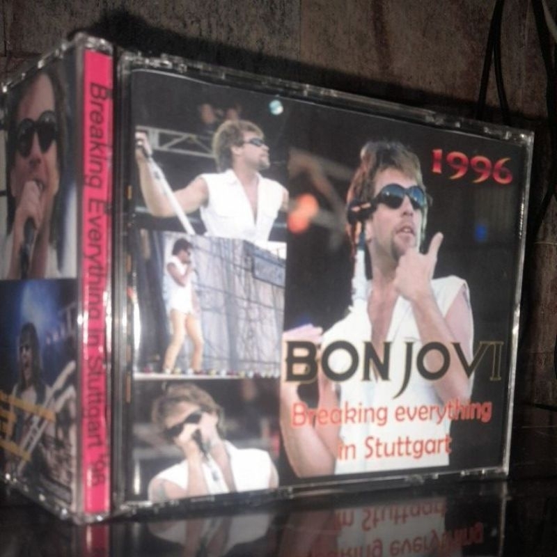 Bon Jovi - CDr Triplo "Breaking everything in Stuttgart 1996 - AO VIVO SOUNDBOARD