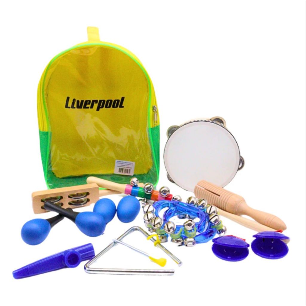 Kit Bandinha Kids Infantil 10 Instrumentos - Liverpool em Oferta na Shopee