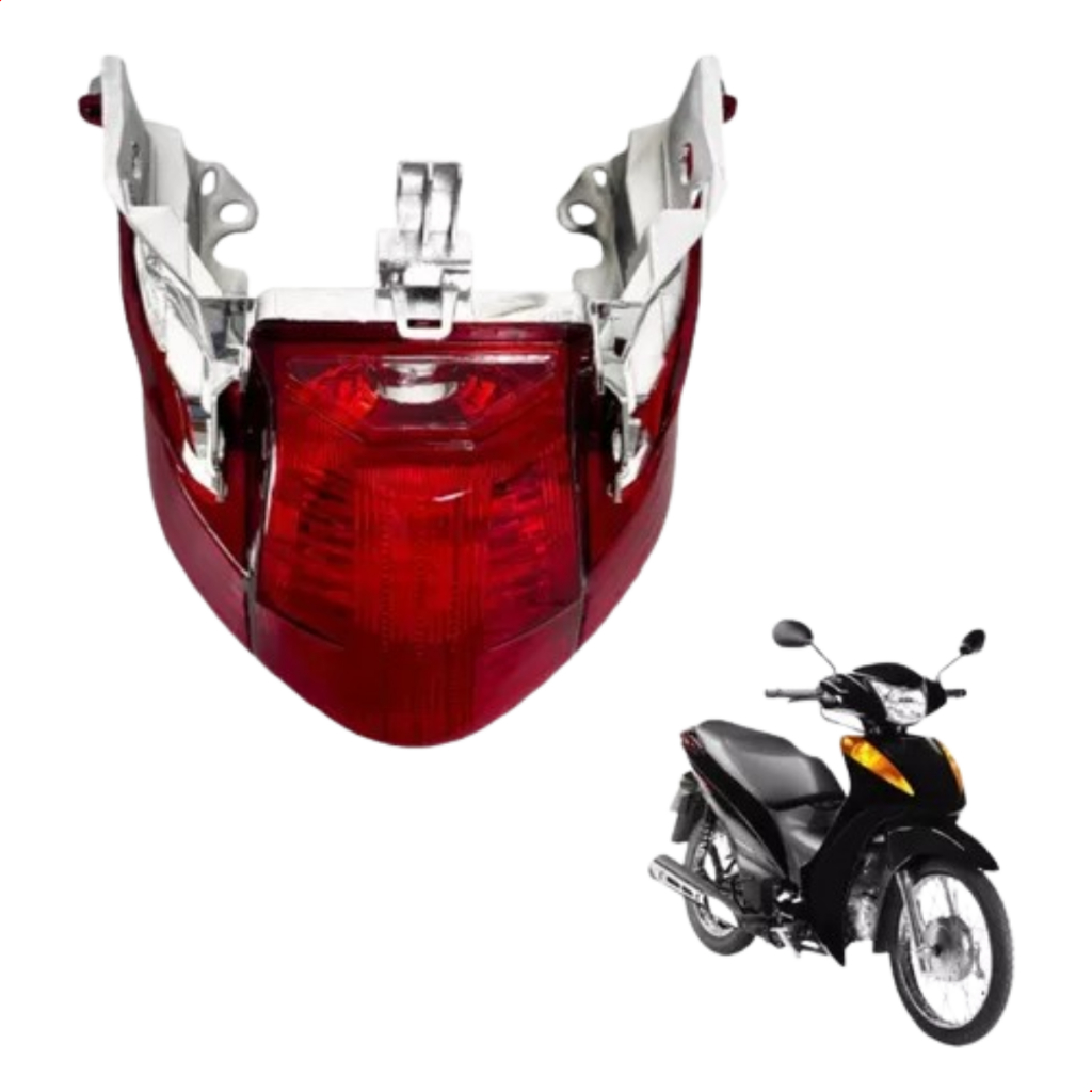 Lanterna Traseira Para Biz 100 2013 A 2015 E Biz 125 2011 A 2017 em Oferta na Shopee