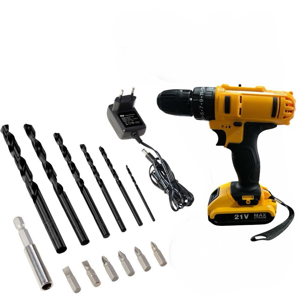 Parafusadeira Furadeira 21V Bivolt - Alta Performance e Mobilidade