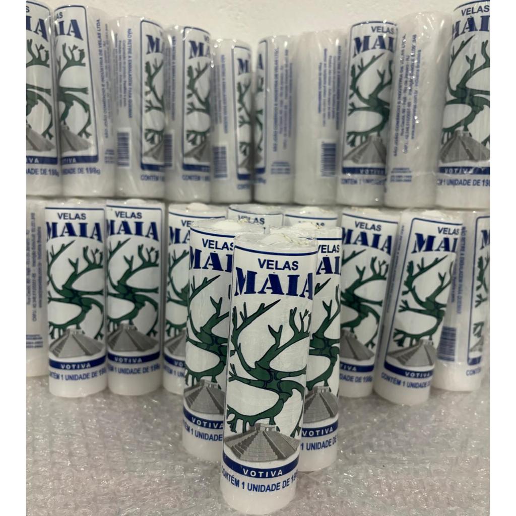 10 VELAS MAIA BRANCA - 198g