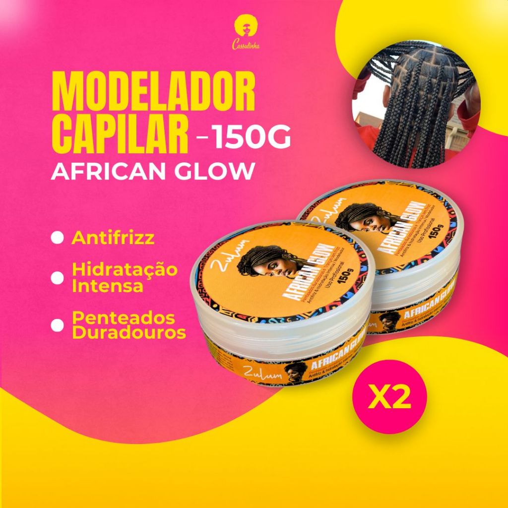 KIT 2X PASTA MODELADORA 150g AFRICAN GLOW
