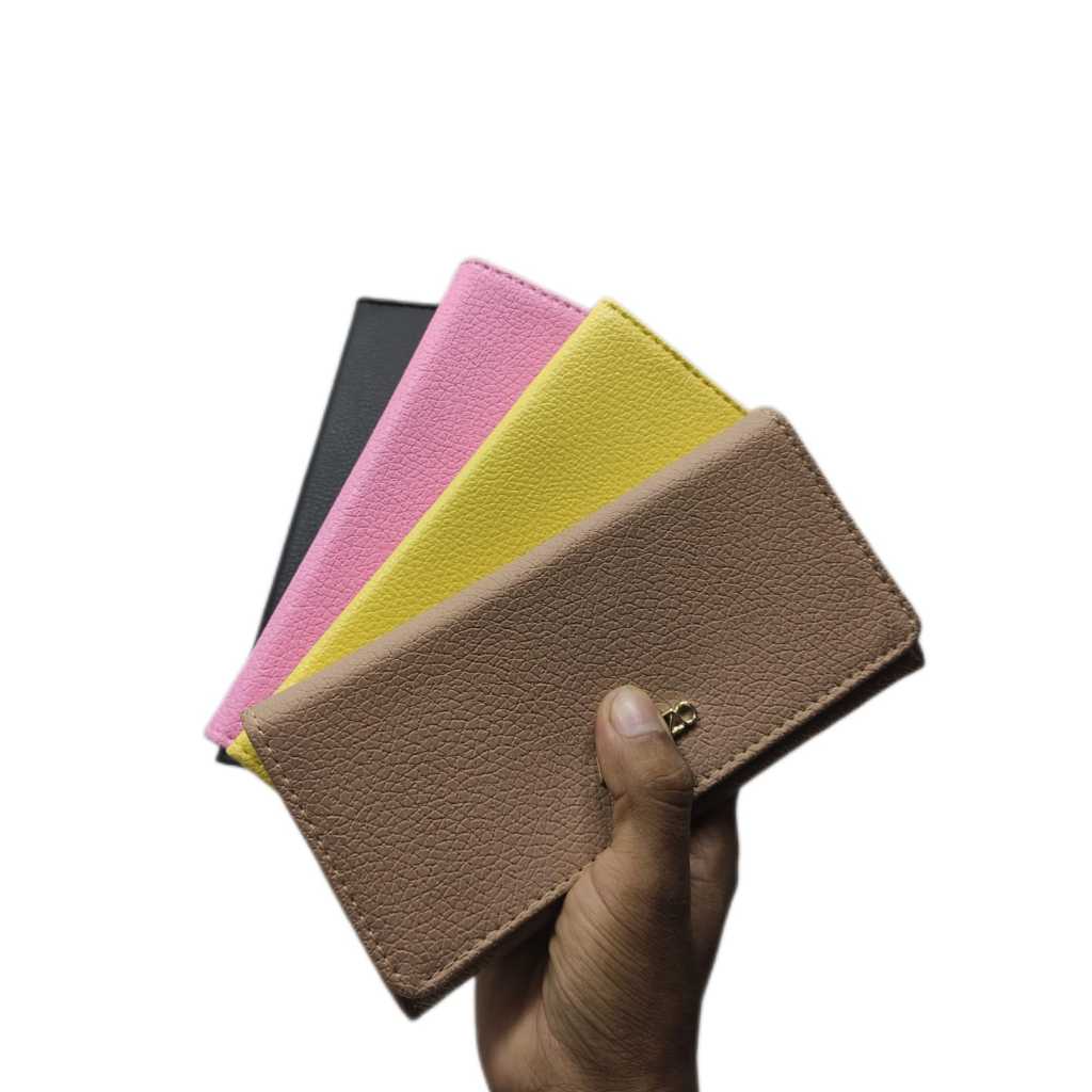 carteira feminina de luxo colorida sc frequência, com porta cartão
