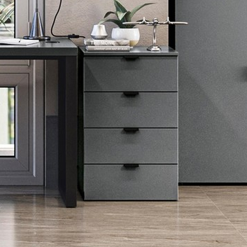 Gaveteiro Kappesberg 4 Gavetas Office Platinum 46cm em Oferta na Shopee