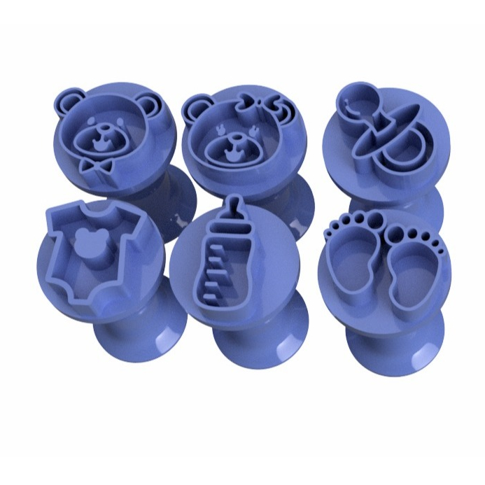 Carimbo para Doces e Brigadeiros Modelo Urso e Ursa em Oferta na Shopee