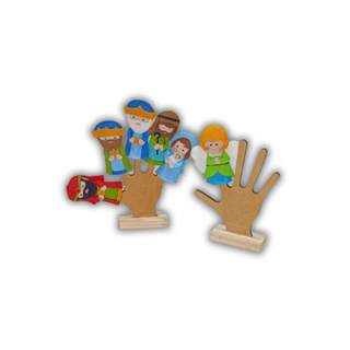 Dedoches Nascimento de Jesus em Feltro Kit com 6 Personagens Bíblicos Ensinamento Divertidos em Oferta na Shopee