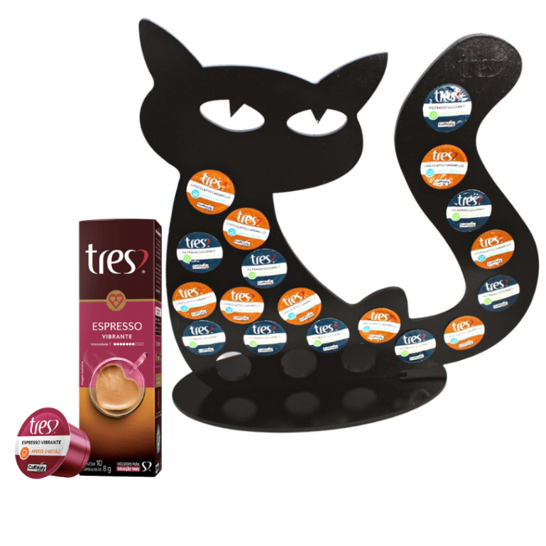 Porta capsula Café 3 CORAÇÃO16 Cápsulas Para Cafeteira 3 coração e Dolce gusto em MDF