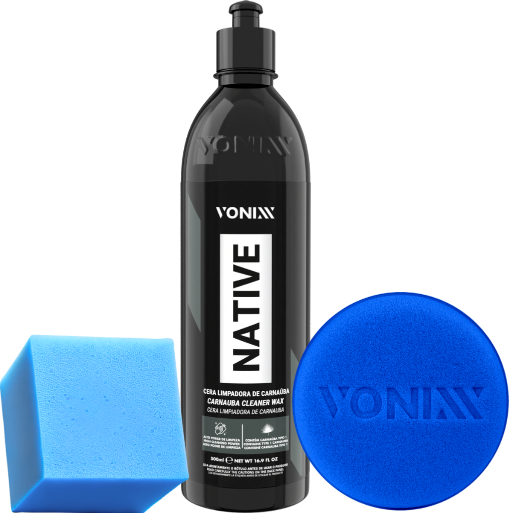 Cera Native Cleaner Caunaúba Automotiva Limpadora + Aplicador Vonixx em Oferta na Shopee