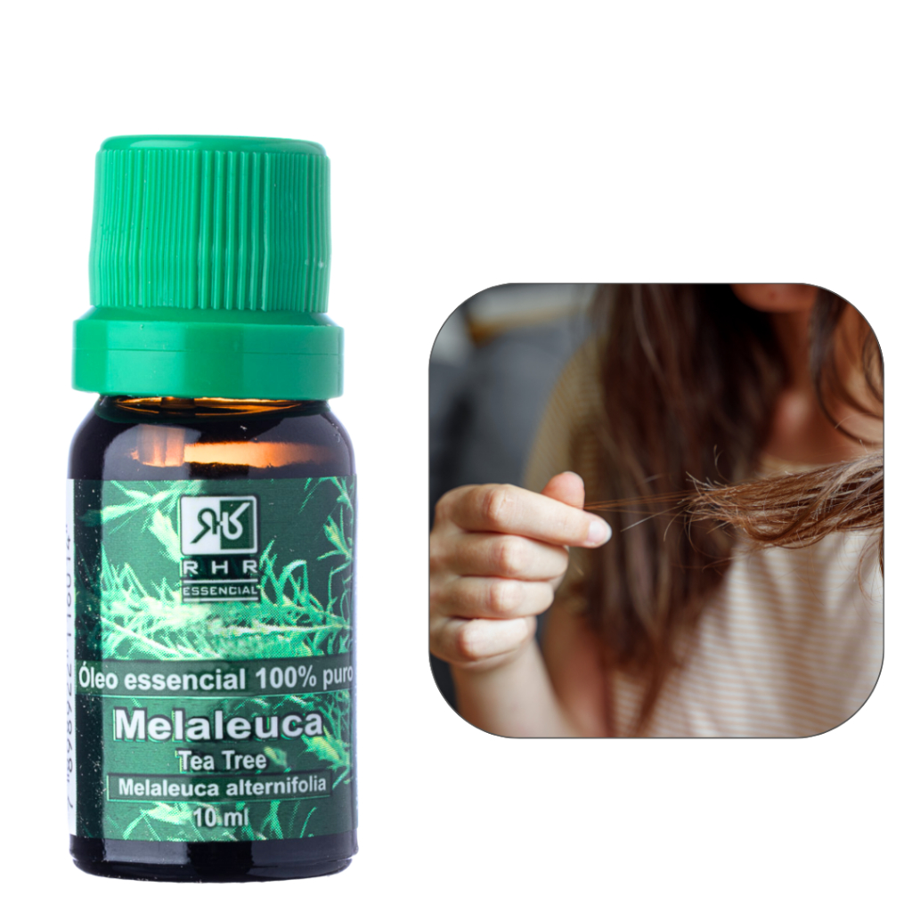 Remédio Natural para Queda de Cabelo - Óleo Essencial de Melaleuca 10ml