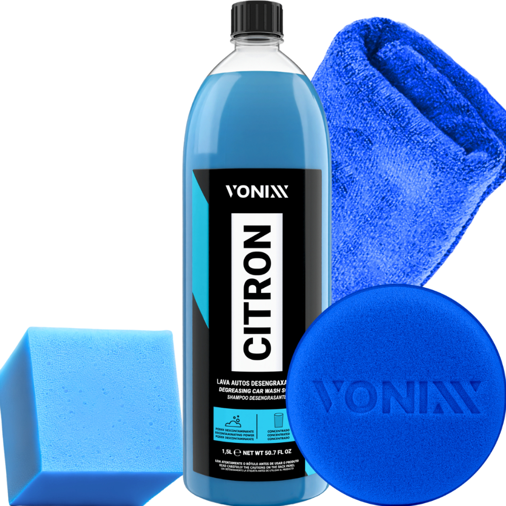 Citron Shampoo Desengraxante para Lavagem Automotiva Pano Aplicador em Oferta na Shopee