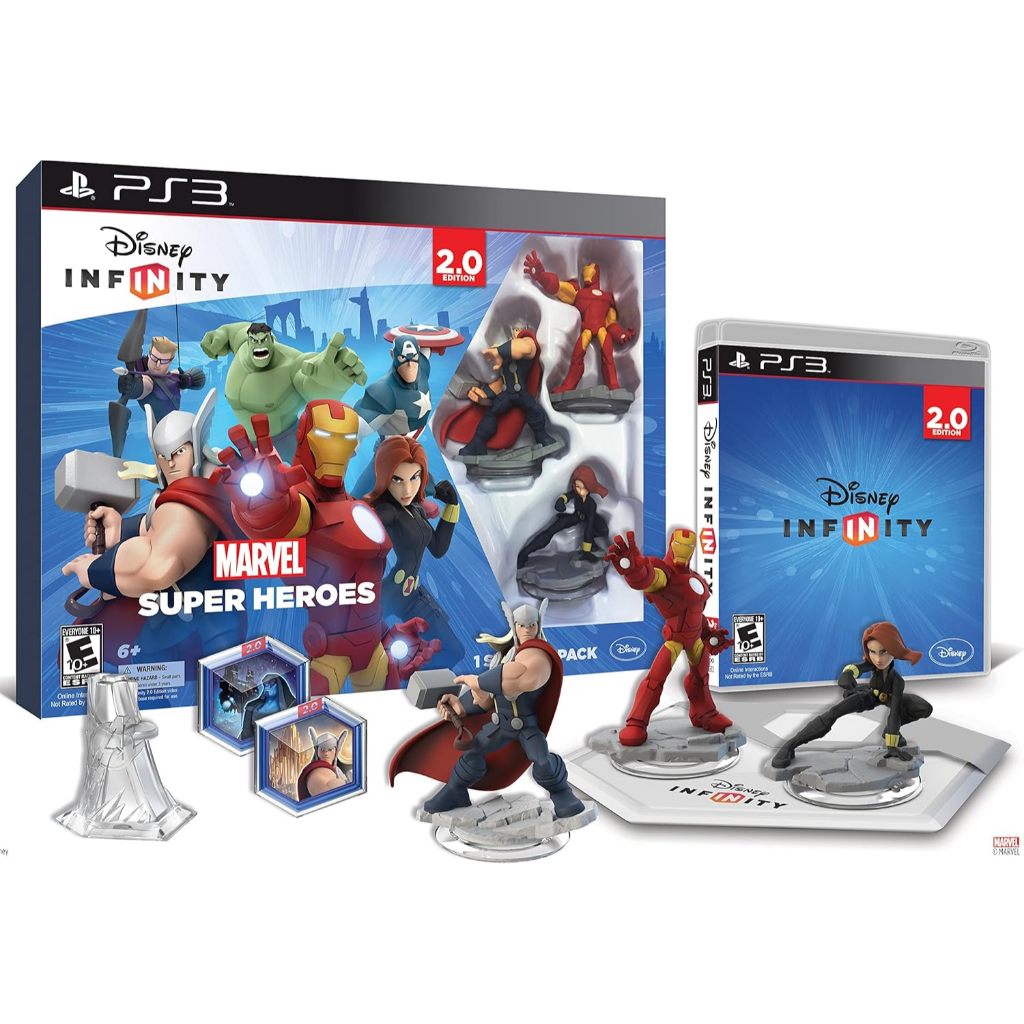 DISNEY INFINIT 2.0 KIT INICIAL MARVEL SUPER HEROES 2.0 STARTER PACK PS3