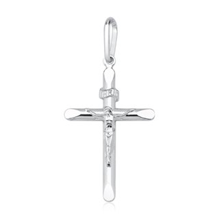 Pingente cruz com cristo crucifixo 22mm Prata 925 em Oferta na Shopee