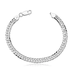 Pulseira Grumet Dupla 6mm prata 925