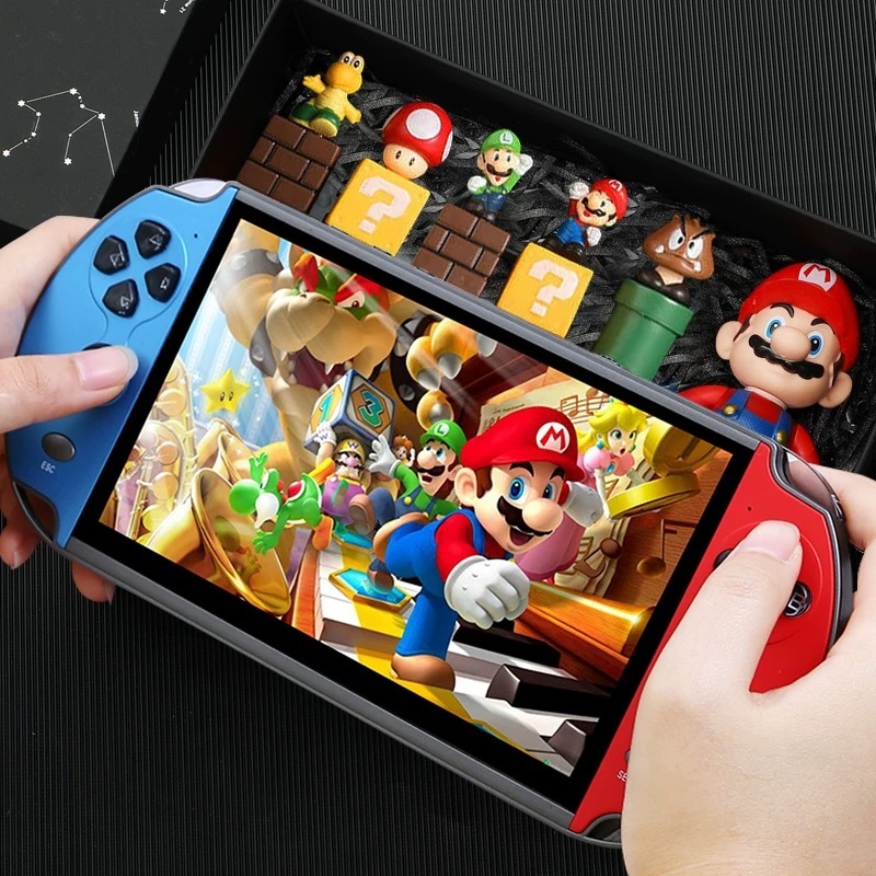 Console Mini Vídeo Game Portátil 1000 Jogos Retrô Clássico 5.1"