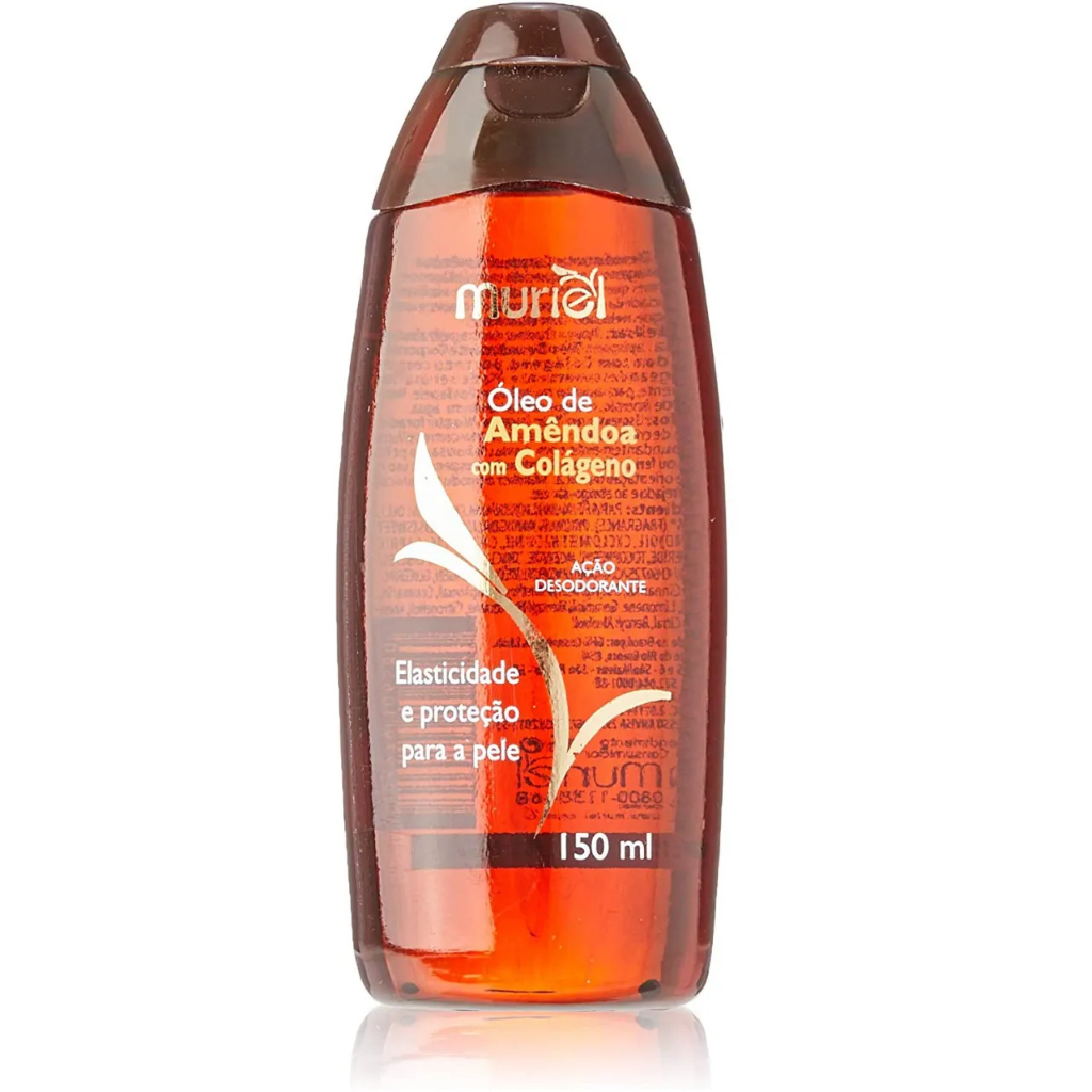 Óleo Desodorante corporal de Amêndoa com Colágeno Muriel 150ml