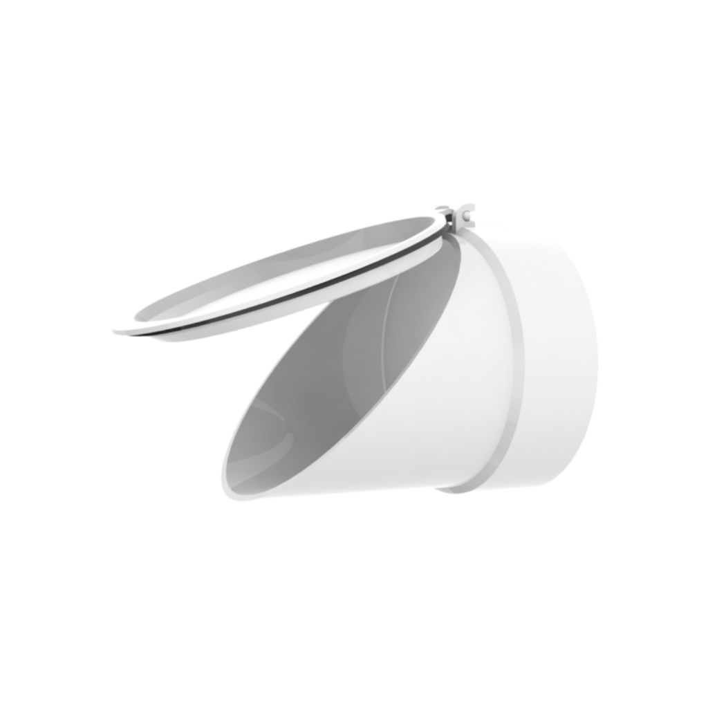 Válvula De Retenção Ponteira Branca 40mm, 75mm, 100mm, 150mm Valeplast em Oferta na Shopee