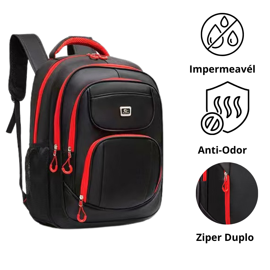 Mochila Bolsa Reforçada Notebook Impermeavel Ziper Colorido  Premium em Oferta na Shopee