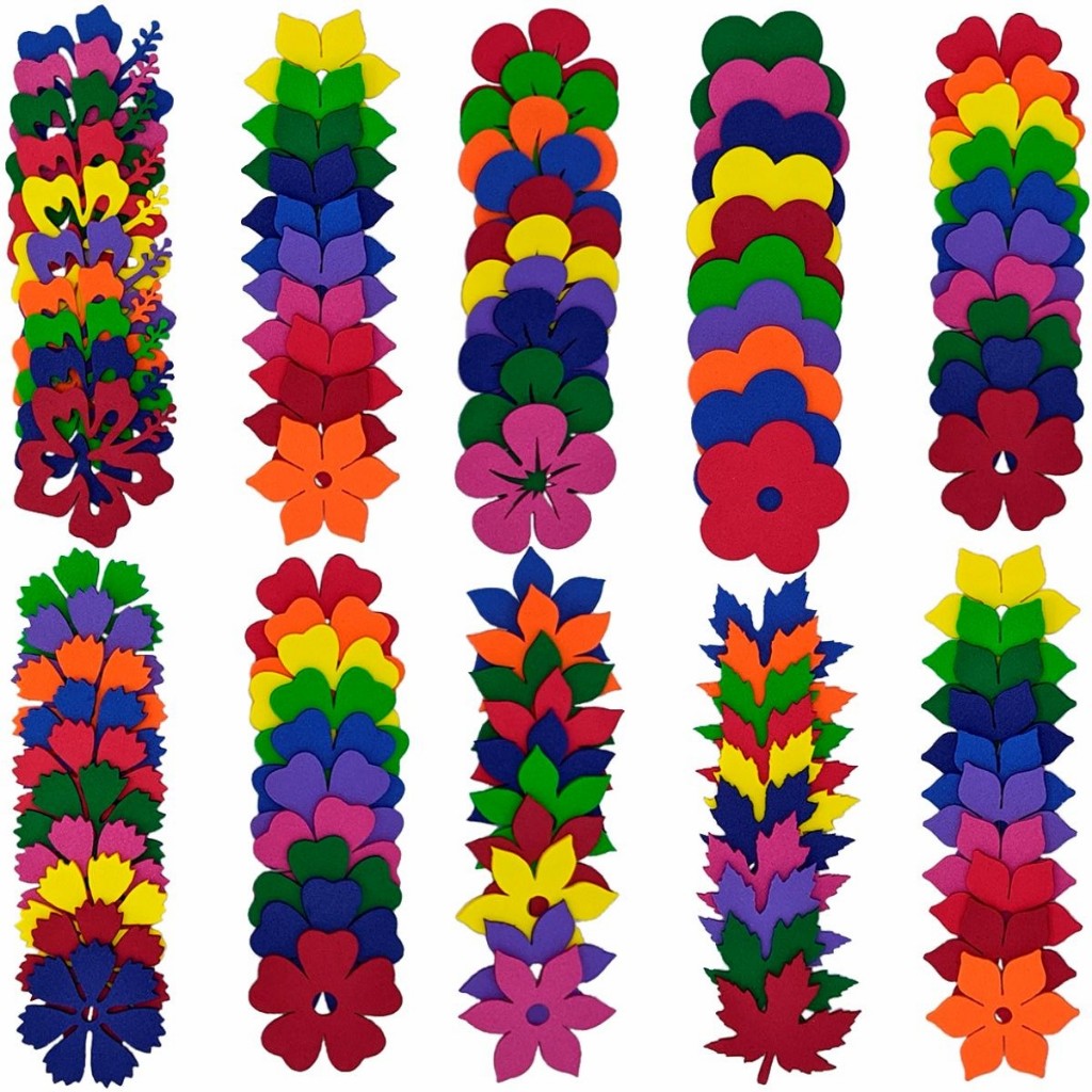 Flor de EVA Misturinha de Flores  Aplique EVA 4 cm em Oferta na Shopee