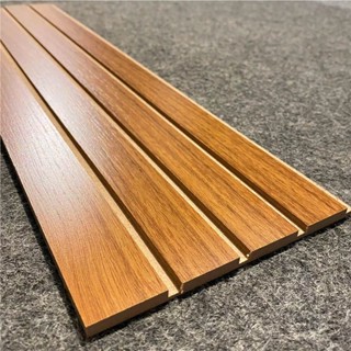 Kit 30 Revestimento Ripado Painel Placa Decorativa MDF 45x11cm