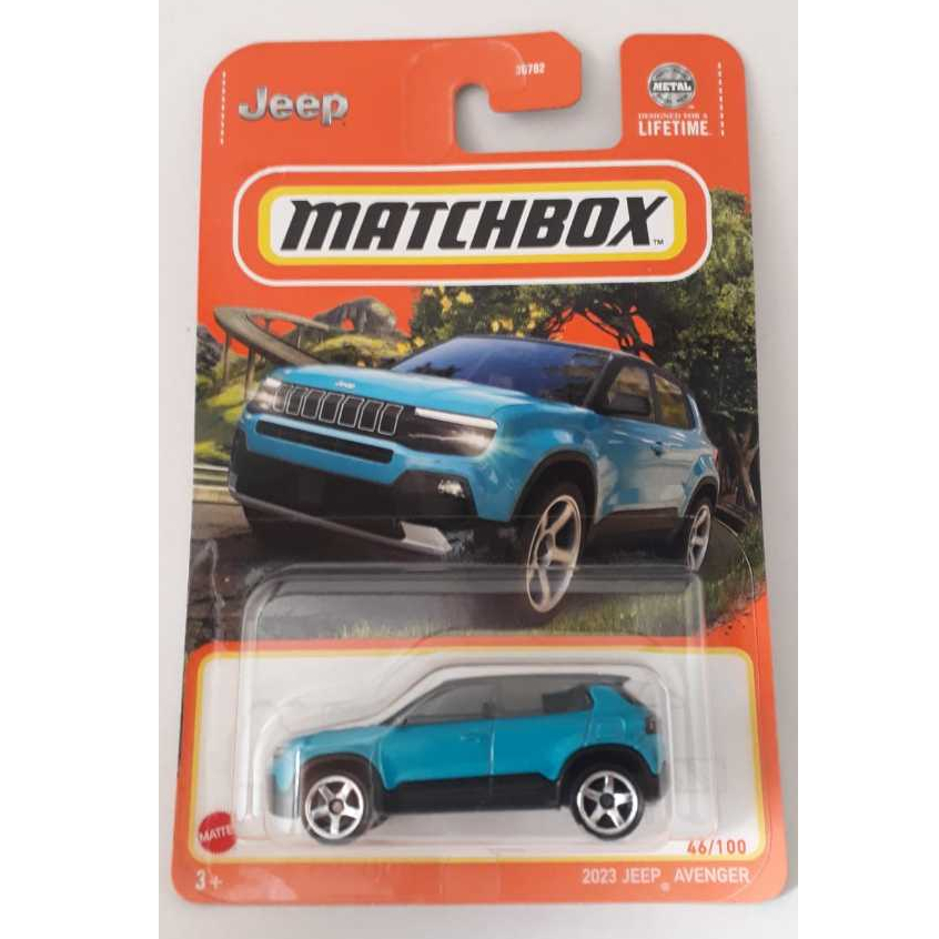 2023 Jeep Avenger - 2024 - Azul - Matchbox - Mattel - Lote L - Miniatura
