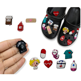 Conjunto de Encantos de Apliques Sortidos de Enfermagem kits com  4, 8, 10 unidades em Oferta na Shopee