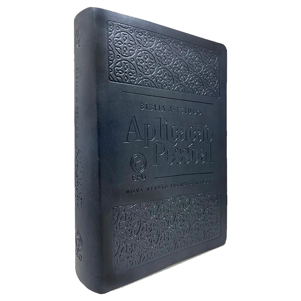 Bíblia de Estudo Aplicação Pessoal - NVT - Letra Grande - Luxo Preta em Oferta na Shopee