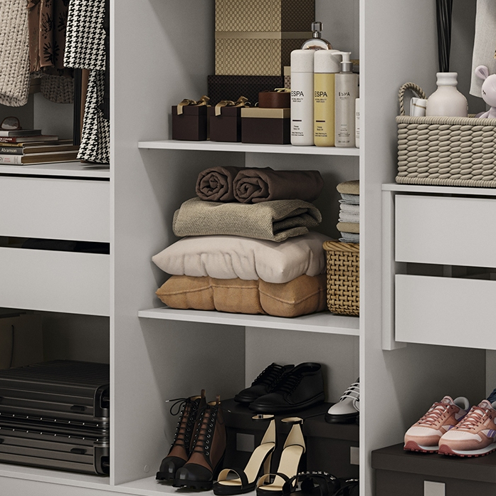 Kit 2 Prateleiras Soltas Kappesberg Adapt Branco em Oferta na Shopee