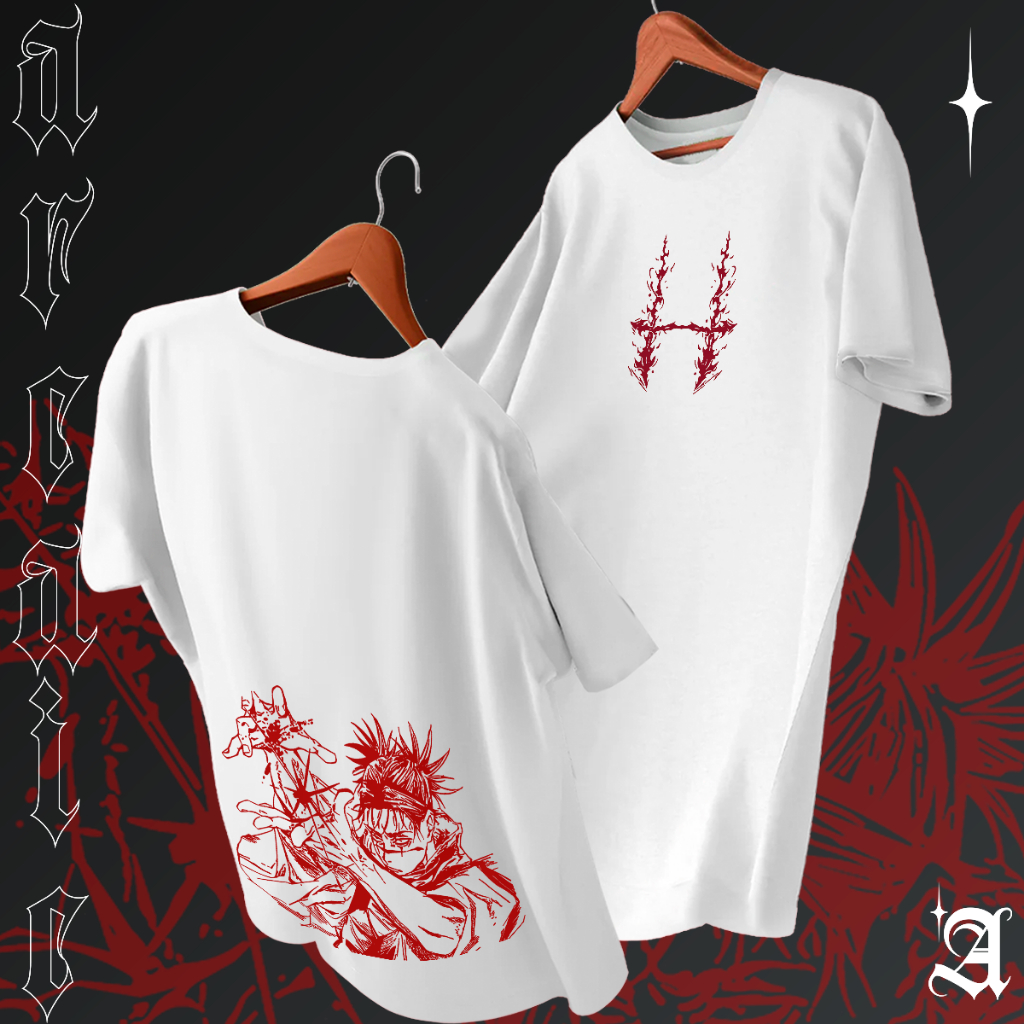 Camiseta Basica Algodao Jujutsu Kaisen Death Painting Womb Choso Marca Tee Unissex em Oferta na Shopee