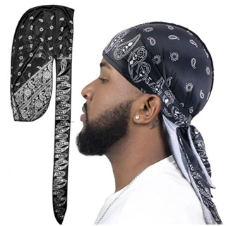 Durag Bandana Silky Para Waves em Oferta na Shopee