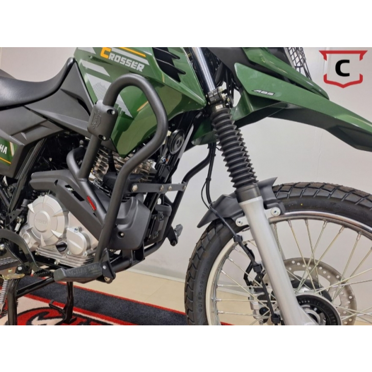 PROTETOR MOTOR E CARENAGEM COM PEDALEIRA XTZ 150 CROSSER 2014 ATÉ 2026 CHAPAM ORIGINAL em Oferta na Shopee