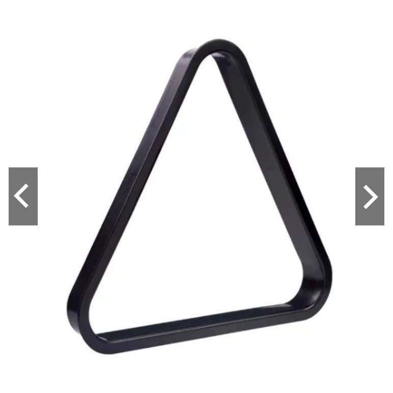 Triangulo Plástico Bilhar e Sinuca Snooker Para Bolas de Bilhar Até 54mm