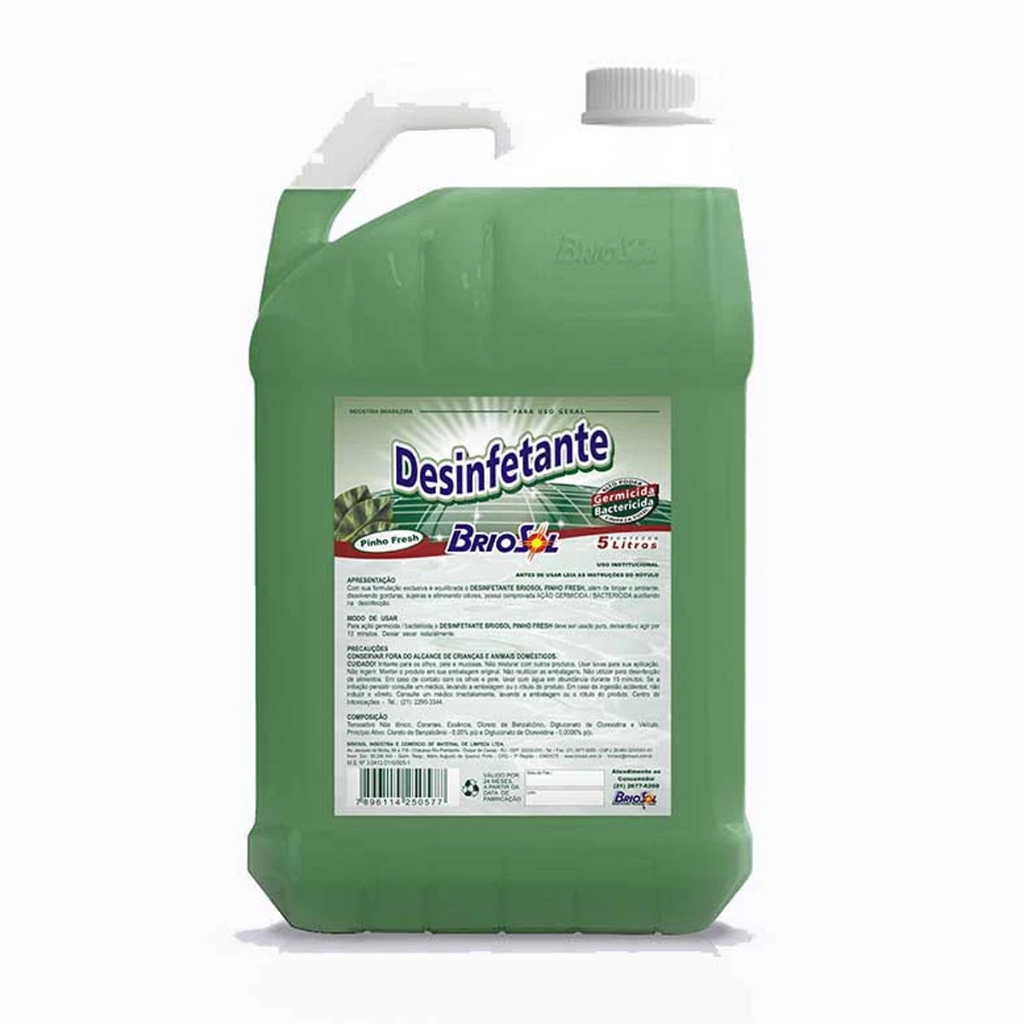 Desinfetante Briosol Pinho Fresh bombona 5l Briosol