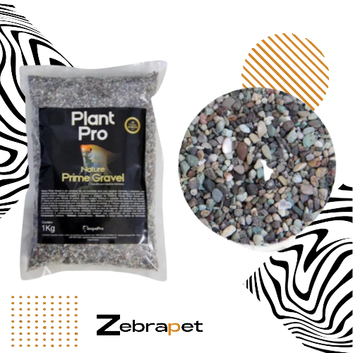 Substrato Cosmético Nature Prime Gravel Hematite 1kg - PlantPro