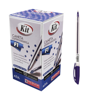 KIT 10 CANETAS ESFEROGRÁFICAS F1 E C1 PONTA FINA 0 7 MM em Oferta na Shopee