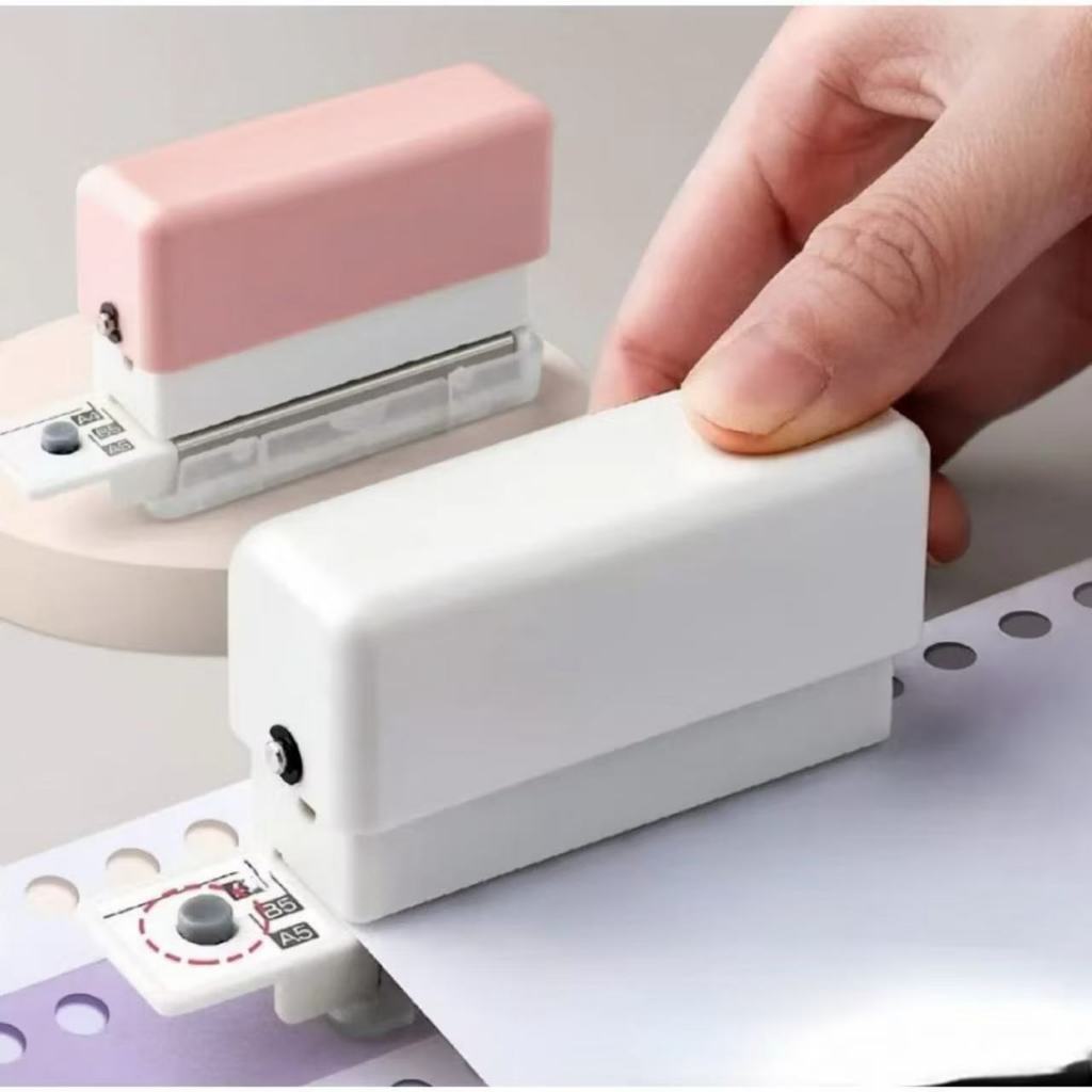 Furador 6 furos Manual para Papel Encadernação Artesanal A4/B5/A5