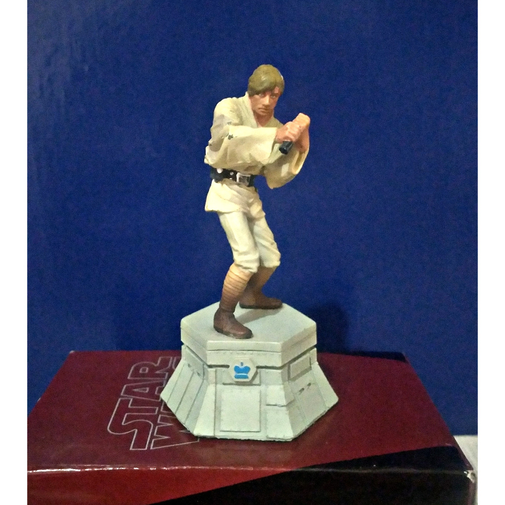 COLEÇÃO OFICIAL XADREZ STAR WARS - LUKE SKYWALKER EM METAL - PLANETA DEAGOSTINI