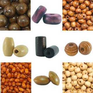 MIÇANGAS  DE  MADEIRA  ATÉ 50 PÇS P/BIJUTERIA PULSEIRA COLAR BRINCO E ARTESANATO em Oferta na Shopee