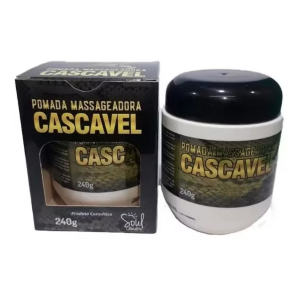 Pomada Massageadora Cascavel 240g Soul Cosmeticos