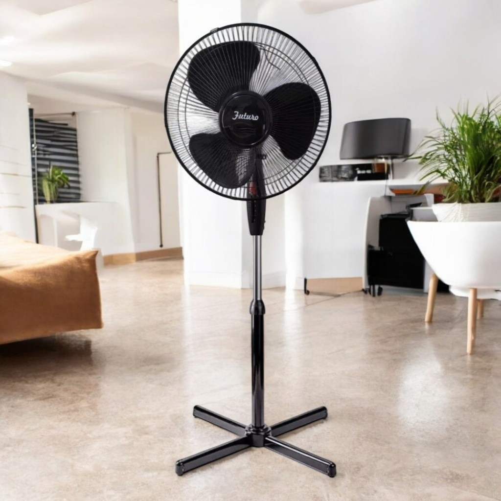 Ventilador De Coluna Pedestal 40 CM Silencioso 3 Velocidades 127V e 220V Altura Ajustável