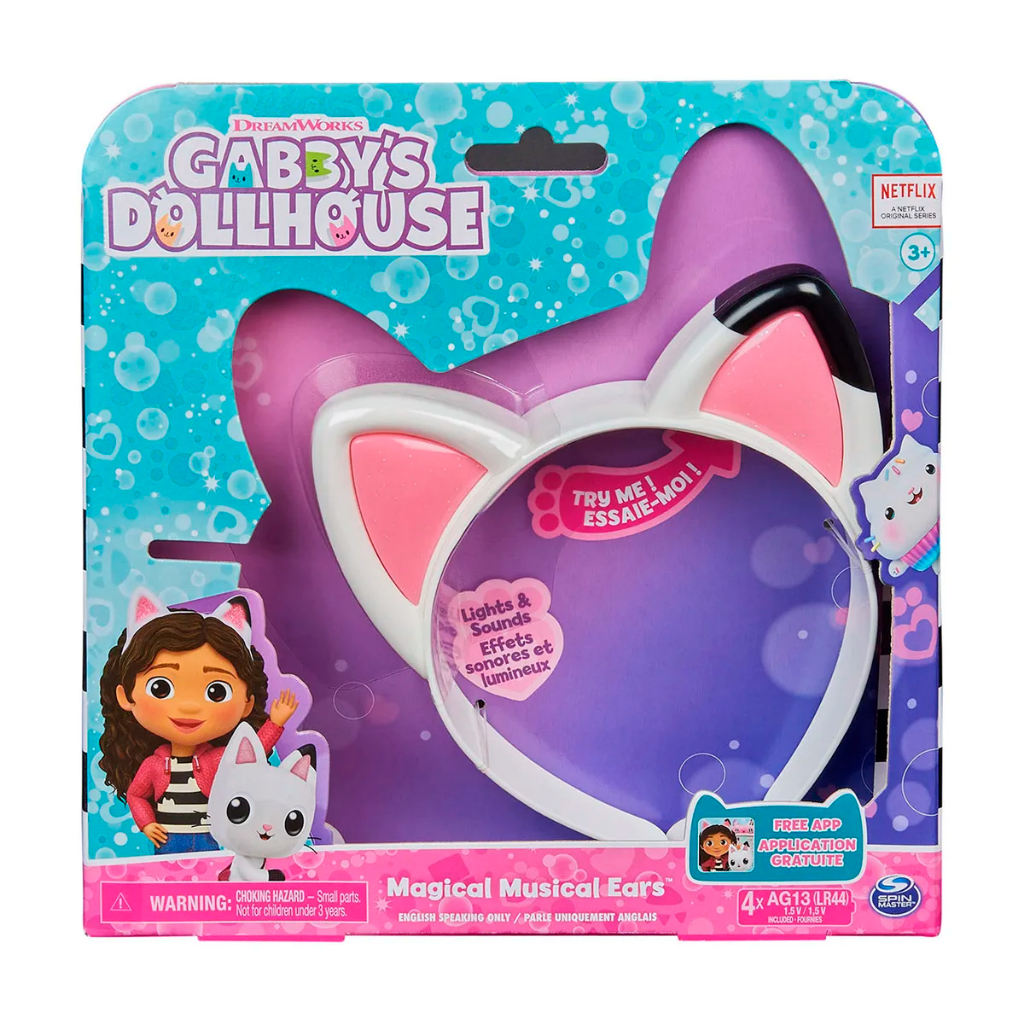 Sunny Tiara de Orelhas de Gatinho Musicais Gabby's Dollhouse - 3064 em Oferta na Shopee